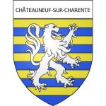 Ch�teauneuf - sur - charente 16 ville stickers blason autocollant adh�sif - taille : 17 cm