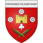 Ch�teauneuf - val - saint - donat 04 ville stickers blason autocollant adh�sif - taille : 12 cm