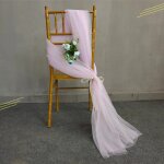 Chemin de table en tulle, maille douce, dcoration de chaise de mariage, jupe de table, toile de fond ...
