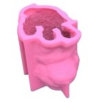 Chien 3d silicone bougie moule mignon chiot savon moule softsoap fait a la main