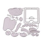 Christmas snowman metal cutting dies stencil diy scrapbooking album paper card template mold embossing ...