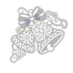 Christmas wind chimes metal cutting dies stencil scrapbooking diy album stamp paper card embossing decor ...