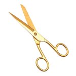 Ciseaux en acier inoxydable cuir tissu cutter or pour sharp needlework sciss