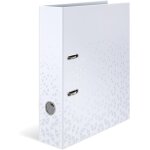 Classeur a4 - couleur : blanc - 7 cm de large - pour enfants - avec motif - classeur uni avec finition ...
