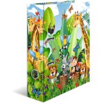 Classeur a4 jungle, 7 cm, classeur a anneaux color avec motif jungle et impression intrieure, parfait ...