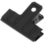 Clips thickened, 3 inch long big metal binder paper clip for office (black)10 pack