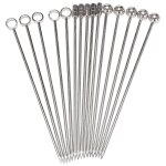 Cocktail en acier inoxydable picks martini picks set (paquet de 15)