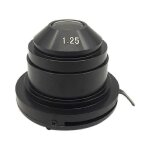 Condensateur dâ¿abbe de microscope (na1. 25) raccords optiques a diaphragme variable pour la lumière ... Condensateur dâ¿abbe de microscope (na1. 25) raccords optiques a diaphragme variable pour la lumière ...