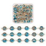 Connecteurs en alliage plaqu� or clair, 36 pi�ces / bo�te, pour la fabrication de bijoux, diy, bracelet, ...