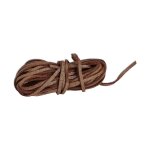 Corde de velours doublesided nylon etincelant pour collier et bracelet bricolage 5 m�tres (or)