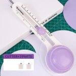 Coupe - papier circulaire pour cartes de scrapbooking, coupe - forme de cercle, bricolage, cercle lointain, ...