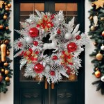 Couronne de nol artificielle, 45 cm