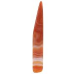 Couteau burnisher agate rouge - outil de polissage de bijoux pour or argent cuivre 11cm