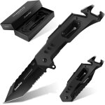 Couteau de poche pliant, cadeau pour homme, couteau pliant avec liner lock, couteau multi - outils pour ...