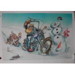 Coyote - bonhomme - 50x70cm - affiche / poster envoi en tube