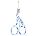 Crane ciseaux rtro bricolage tailleur tissu coupe broderie mnage couture accessoiresfleur porcelaine ...