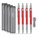 Crayon de soudeur, marqueur mcanique en mtal stylo argent avec taille - crayon intgr pour le soudage, ...