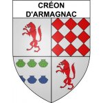 Cron - d'armagnac 40 ville sticker blason ecusson autocollant adhsif - taille : 12 cm