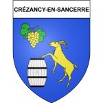 Crézancy - en - sancerre 18 ville stickers blason autocollant adhésif - taille : 8 cm Crézancy - en - sancerre 18 ville stickers blason autocollant adhésif - taille : 8 cm