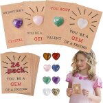 Cristal naturel : sculpt�e en forme de coeur, cette carte de v?ux est faite de