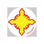 Croix gascogne - 5cm - sticker / autocollant Croix gascogne - 5cm - sticker / autocollant