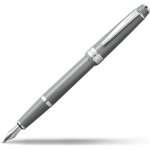 Cross bailey light stylo a bille stylo - plume, pointe fine fine nib gris brillant.