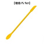 Cuillre en silicone a double tte pour livres d'avertissement, outil de grattoir, dcoration en rsine ...