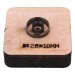 Cuir de coupe die 20x10mm anneau circulaire forme poin�on cutter artisanat moule outil pour le bricolage ...