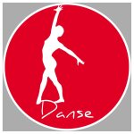 Danse classique - 20cm - sticker / autocollant