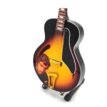 Decoration guitare miniature 22 cm avec son chevalet george michael