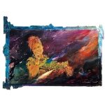 Dee dee bridgewater - digigraphie de l'oeuvre de patrice varin - format 30 x 40 cm sur papier hahnemuhle ...