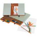 Design professionel crayon de couleur set de 24 crayons pour artistes pour dessiner, esquisser et colorier ...