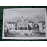 Dessin ancien hotel de ville de saint quentin