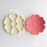 Destroy andrpolymer clay bibelot dish cutter, shell, palm, scalp, flower shape, co84mould, plate escalmold, ...
