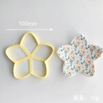 Destroy andrpolymer clay bibelot dish cutter, shell, palm, scalp, flower shape, co84mould, plate escalmold, ...