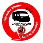 Détection alarme intrusion sonore camping car autocollant adhésif sticker modèle 382 - taille : 20 cm ... Détection alarme intrusion sonore camping car autocollant adhésif sticker modèle 382 - taille : 20 cm ...