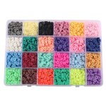 Diy bijoux entretoise perles plat rond, disque perles 6mm pour fabrication de bijoux bracelets boucles ... Diy bijoux entretoise perles plat rond, disque perles 6mm pour fabrication de bijoux bracelets boucles ...