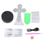 Diy diamond painting 7 colors night light led diamond painting embroidery home decordp03