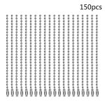 Diy dog tag chane boule chane collier chane en vrac 1. 5mm perle lien chane perle