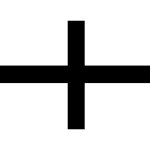 Drapeau breton kroaz - du - 10x7cm - sticker / autocollant