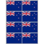 Drapeau nouvelle - zlande (8 fois 9. 5x6. 3cm) - sticker / autocollant