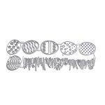 Easter eggs metal cutting dies stencil diy scrapbooking album paper card template mold embossing craft ...