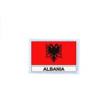 Ecusson patch badge imprime drapeau al albanie