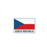 Ecusson patch badge imprime drapeau cz republique tcheque