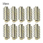 Embout caps slider fermoir pour colliers bracelet de scurit verrouillage bijoux fermoir