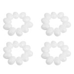 Emouf de pques en polystyrne, blanc, dcoratif, pour peindre ou coller, 6 cm, 40 pices