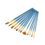 Ensemble de 12 pinceaux aquarelle pour gouache, acrylique et aquarelle