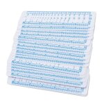 Ensemble de 20 rgles de jauge d'aiguille a tricoter - calibre d'aiguille prcis pour un tricot parfait ...