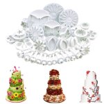 Ensemble 33pcs - moule de gaufrage en argile polymre, 33 pices, pour dcoration de gteau fondant, ...