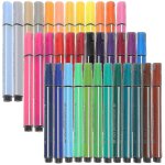 Ensemble de 36 stylos aquarelles vibrants pour artistes - durables, lisses, conviviaux, id�aux pour la ...